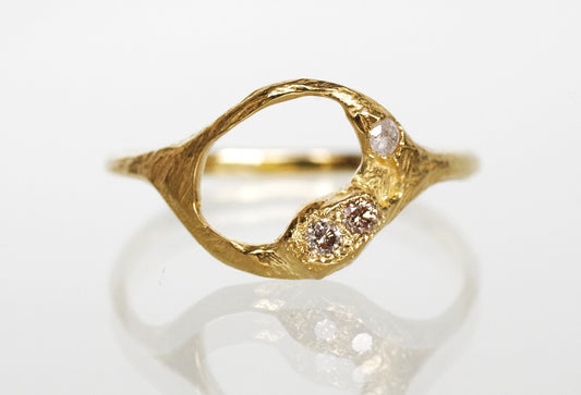 Crescent Reflection Ring