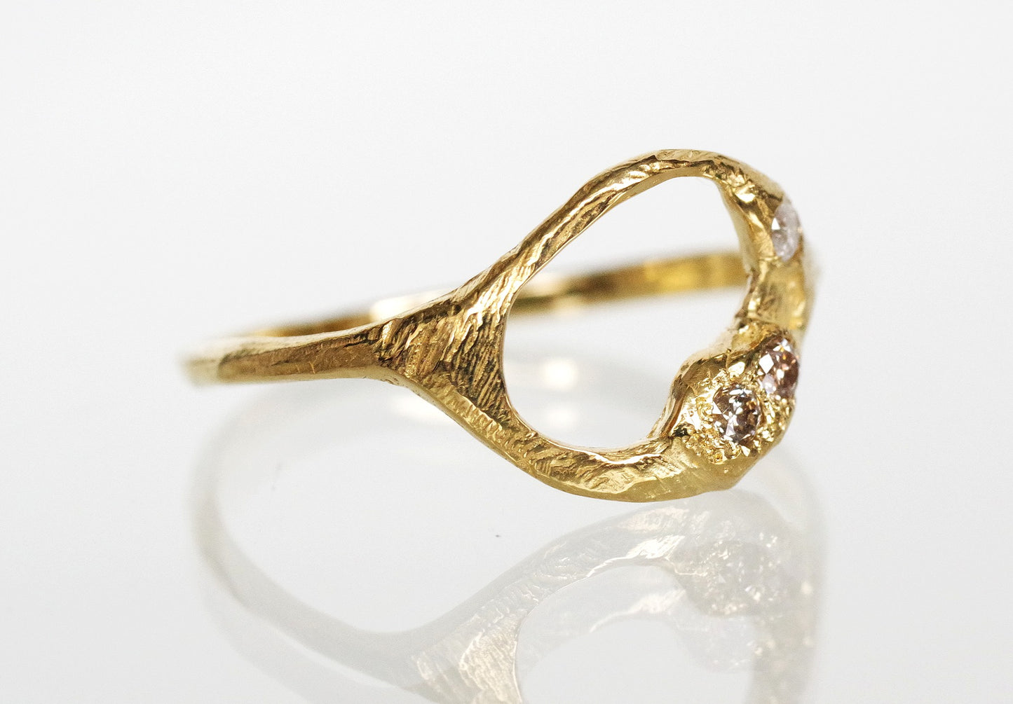 Crescent Reflection Ring