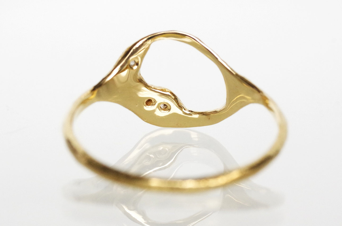 Crescent Reflection Ring