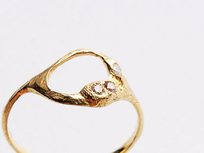 Crescent Reflection Ring