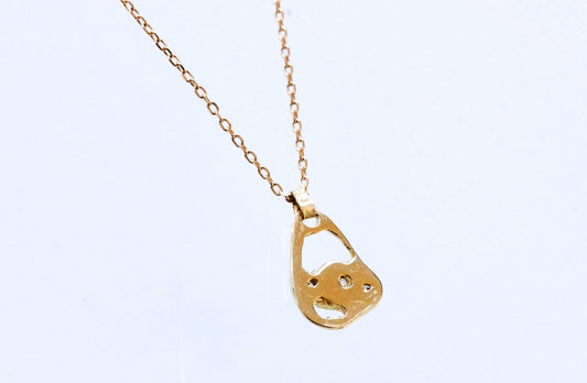 Crescent Moon Necklace / Three Wishes Diamonds