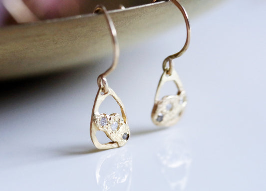 Crescent Reflection Earrings – Hooks