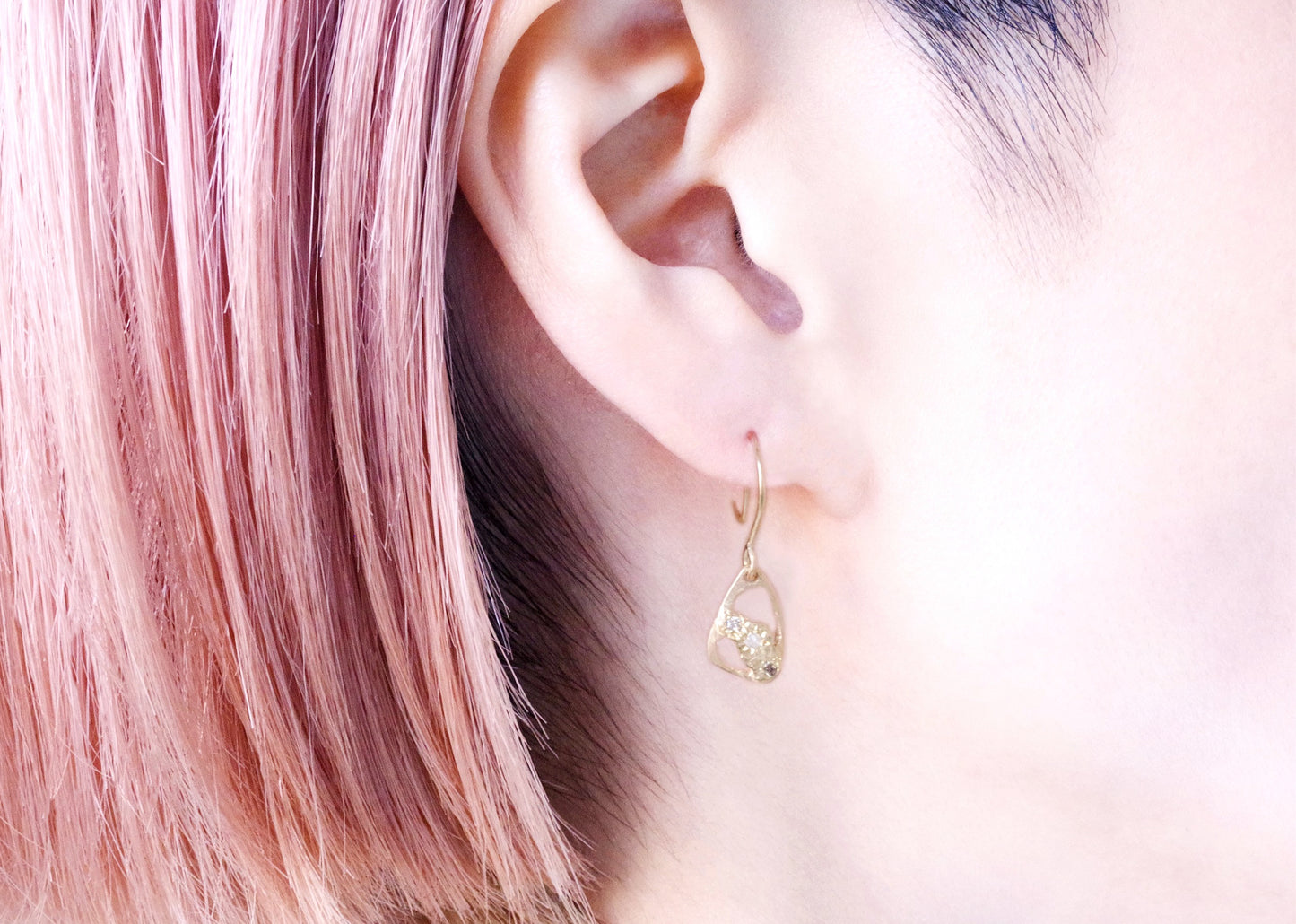 Crescent Reflection Earrings – Hooks