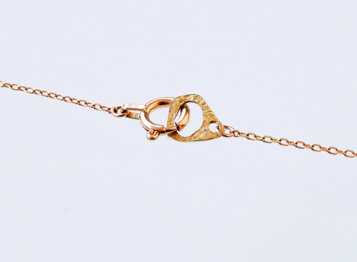 Crescent Moon Necklace / Three Wishes Diamonds