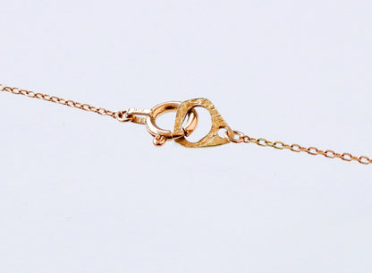 Crescent Moon Necklace / Three Wishes Diamonds