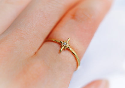 Evening Star Diamond Ring