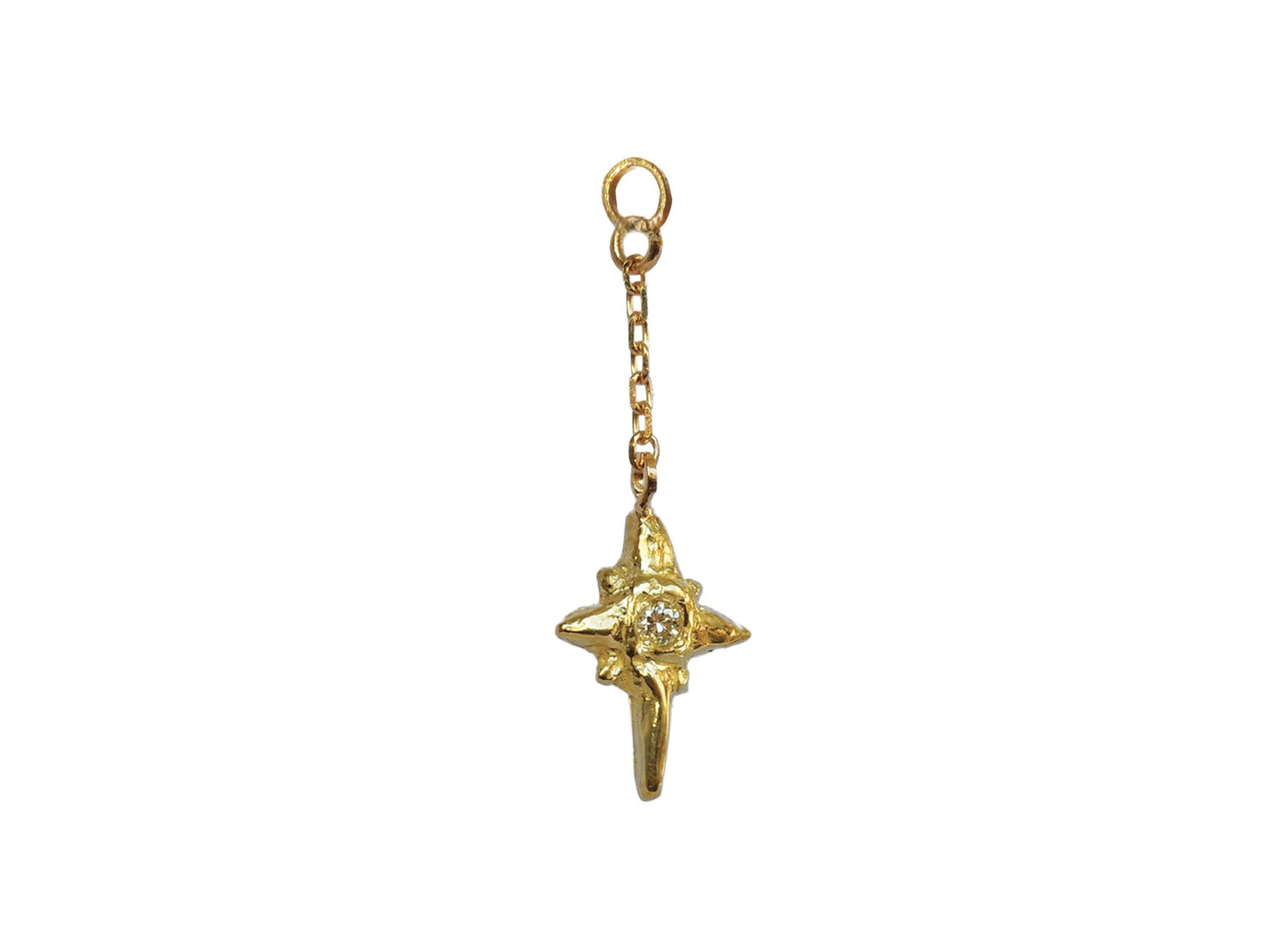 Evening Star Diamond Earring Charm