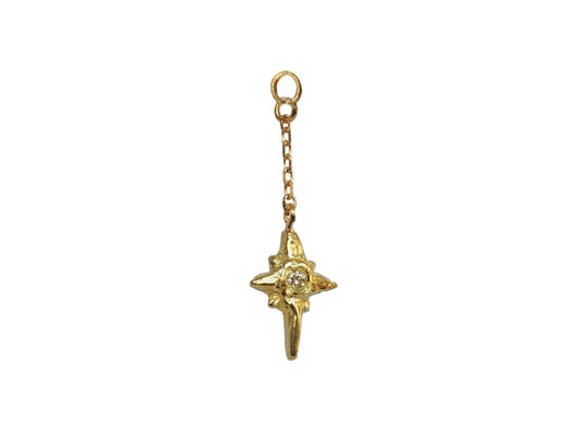 Evening Star Diamond Earring Charm