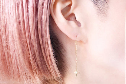 Shooting Star Diamond Earrings