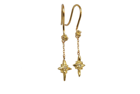 Evening Star Diamond Earring Charm