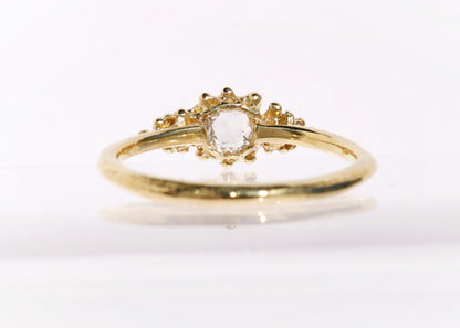 Rose-cut Diamond Ring