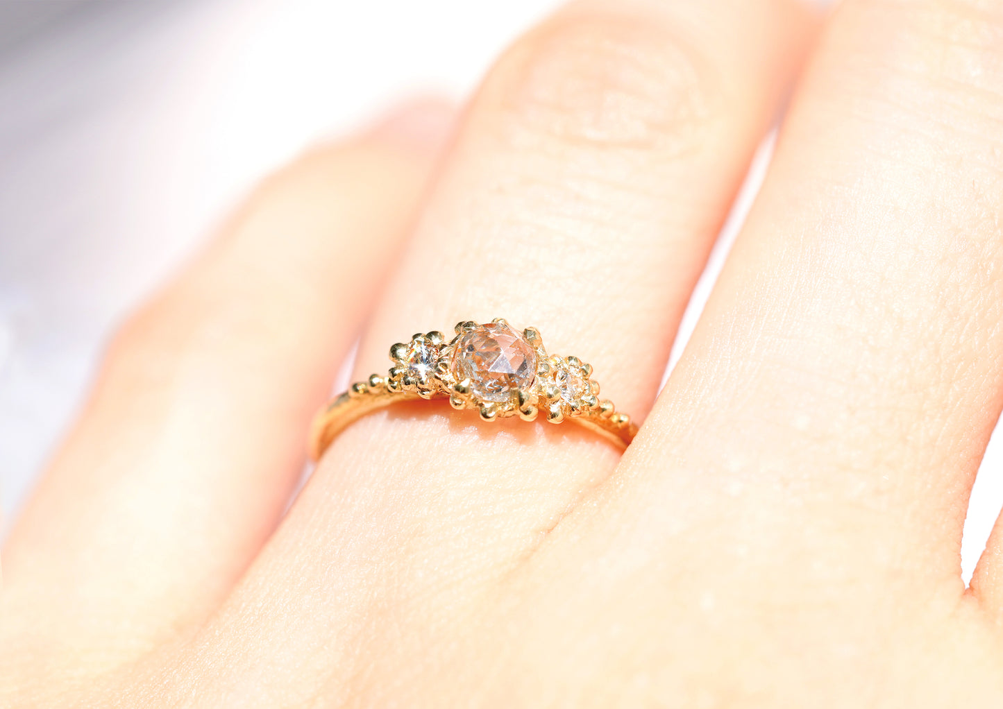 Rose-cut Diamond Ring