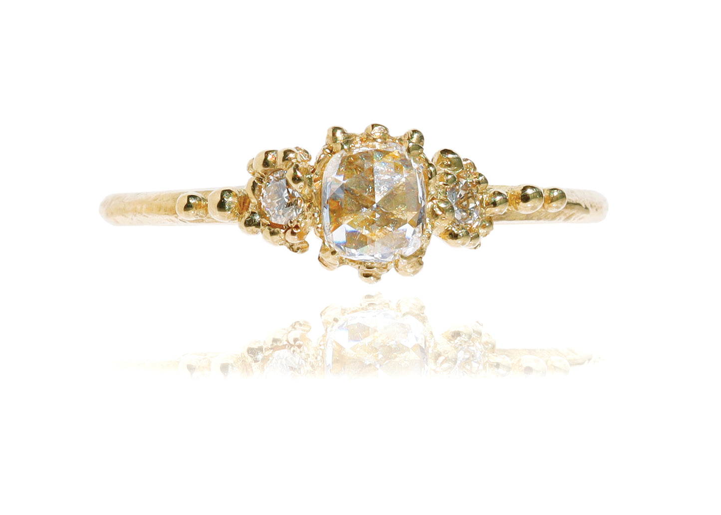 Rose-cut Diamond Ring