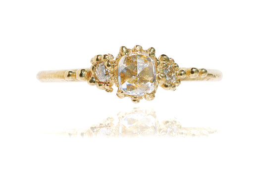 Rose-cut Diamond Ring