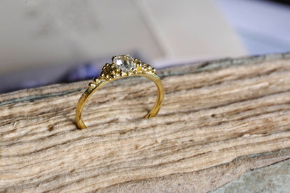 Rose-cut Diamond Ring