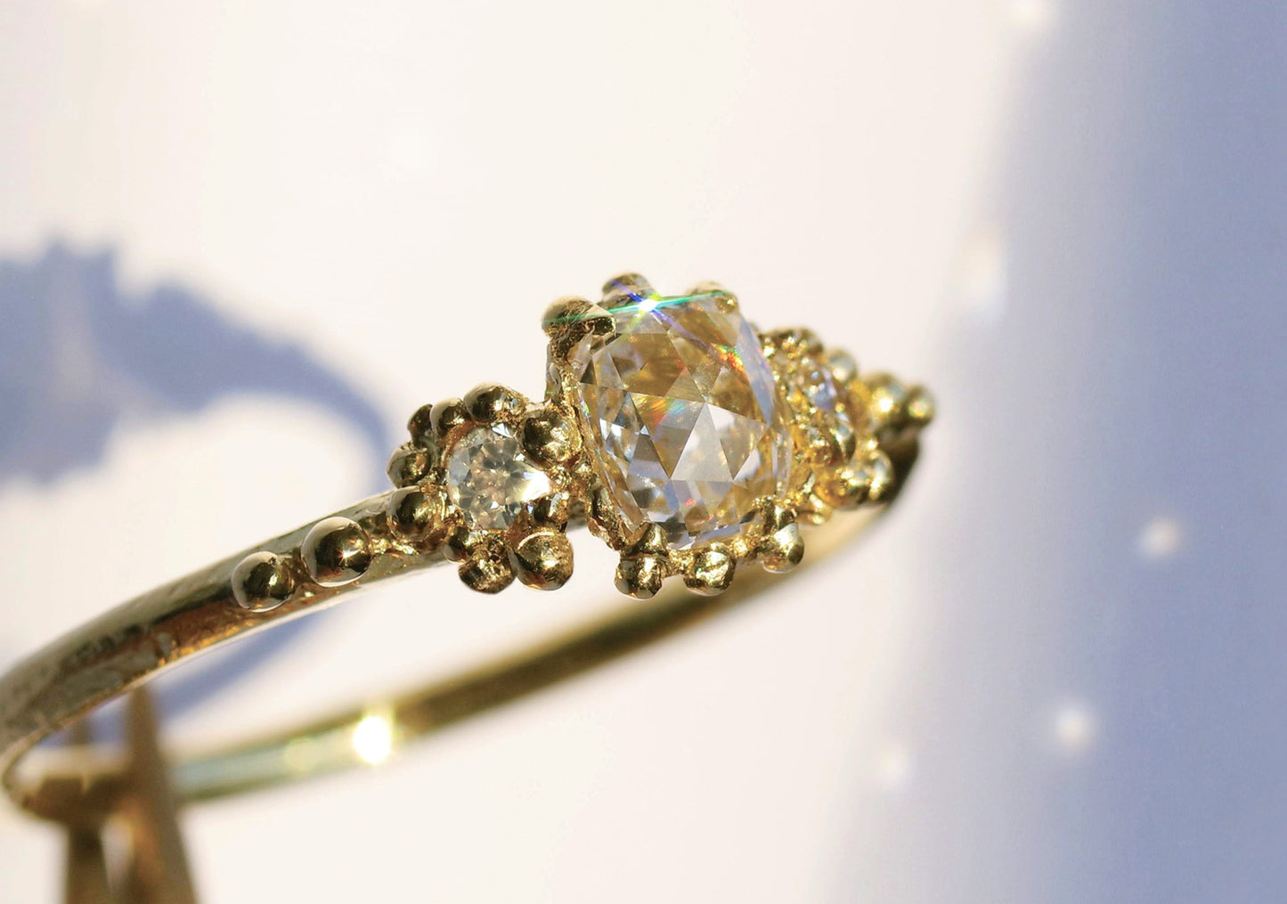 Rose-cut Diamond Ring