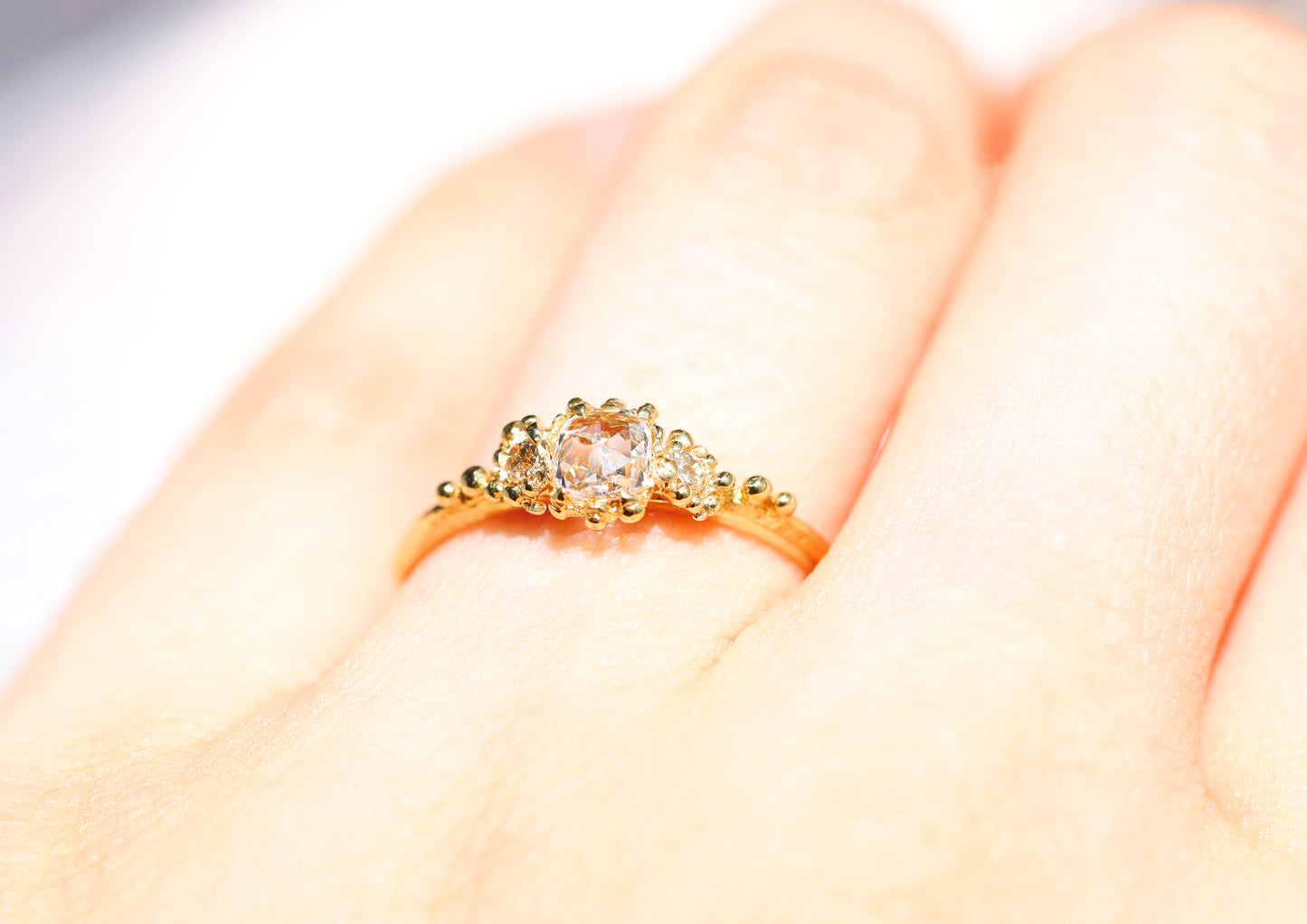 Rose-cut Diamond Ring