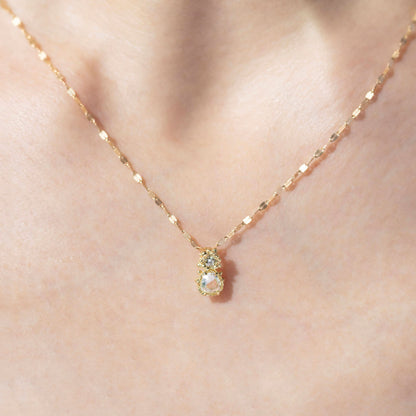 Rose-cut Diamond Necklace