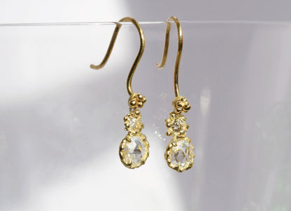 Rose-cut Diamond Earring Charm