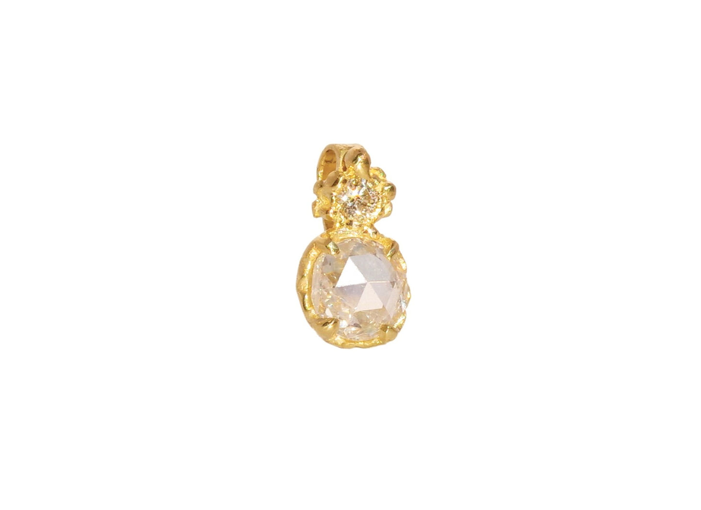 Rose-cut Diamond Necklace Charm