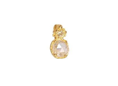 Rose-cut Diamond Necklace Charm