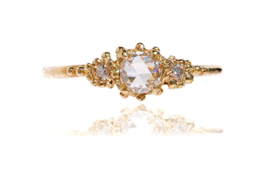 Rose-cut Diamond Ring