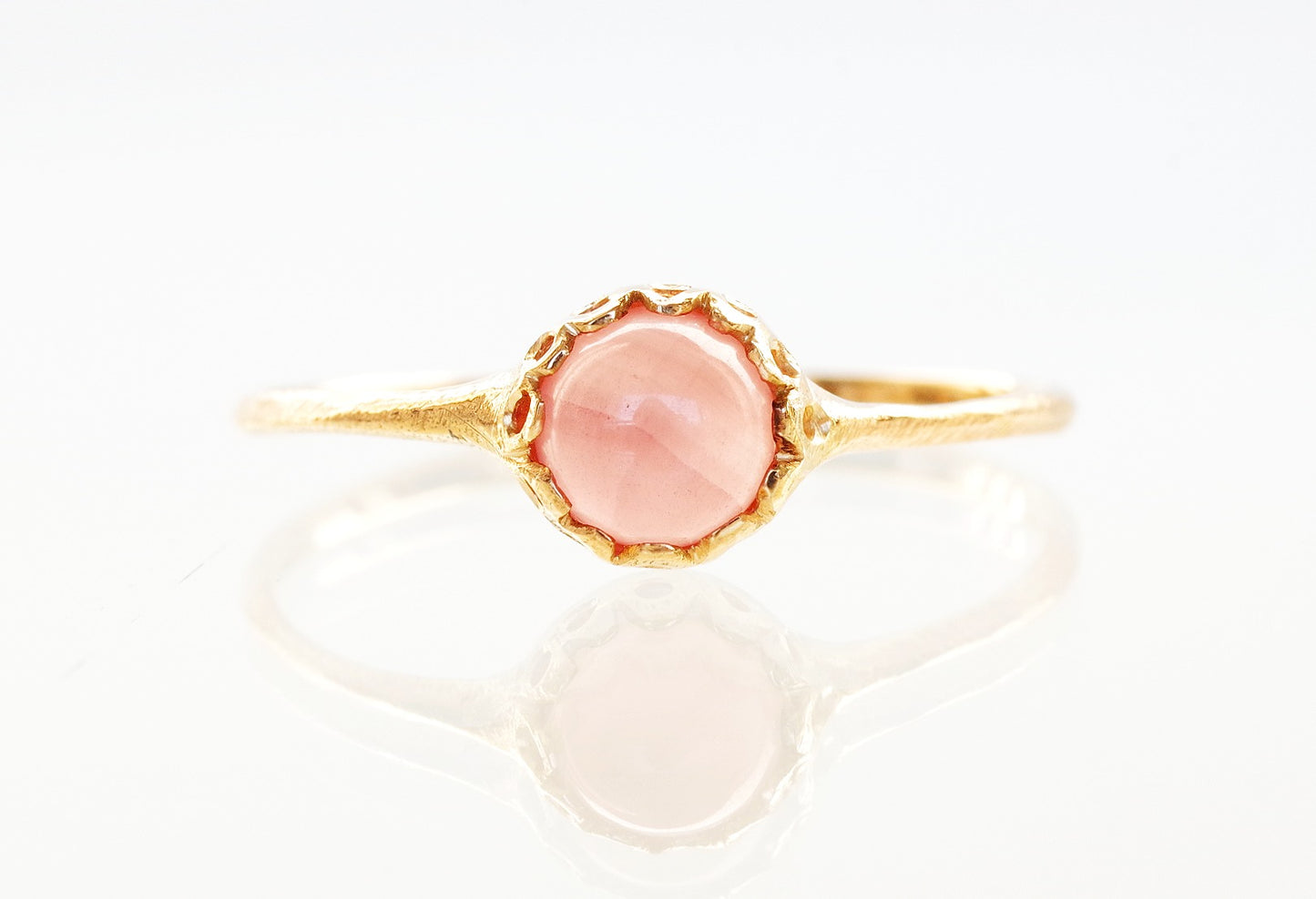 Rhodochrosite Ring