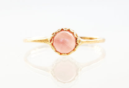Rhodochrosite Ring