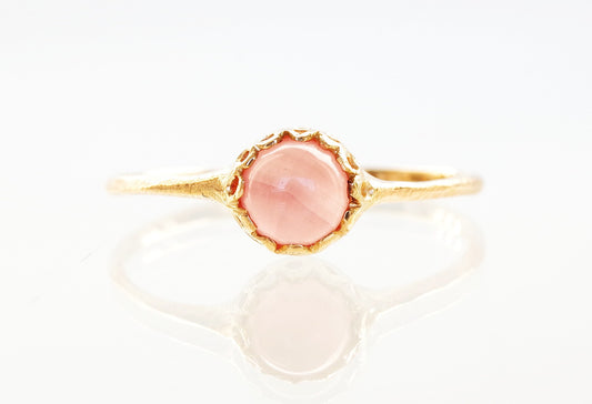 Rhodochrosite Ring