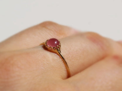 Rhodochrosite Ring