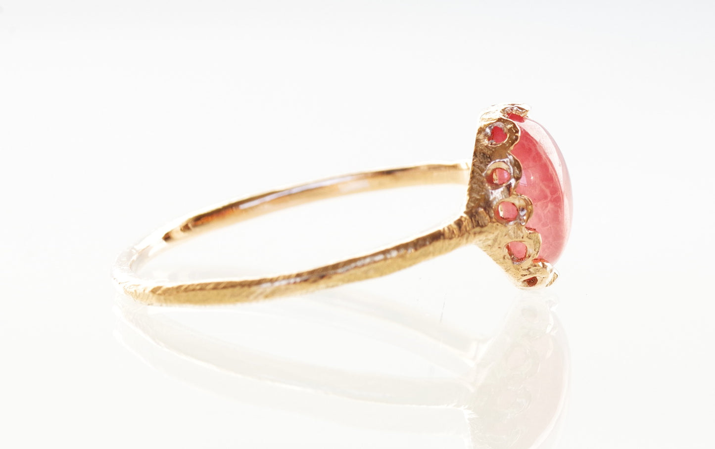 Rhodochrosite Ring