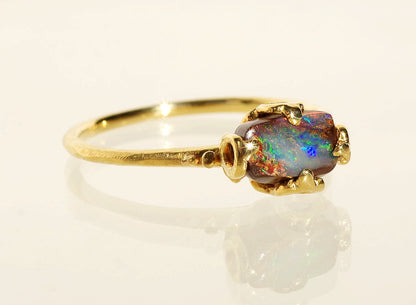 Boulder Opal Ring