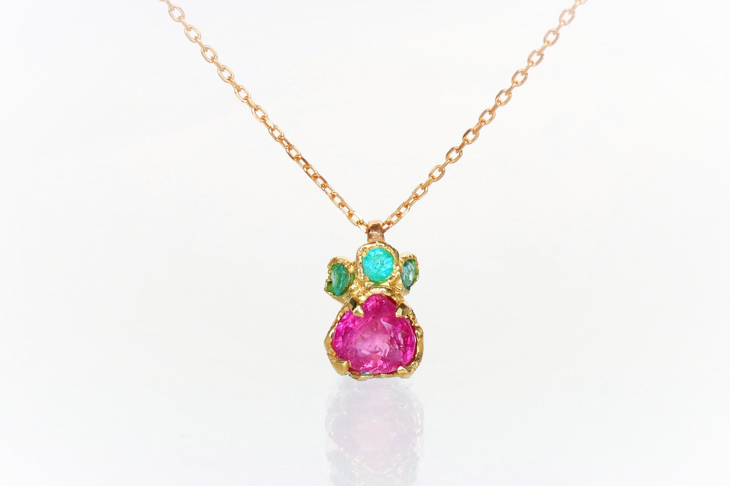 Ruby Paraiba Tourmaline Necklace