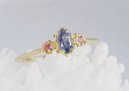Tanzanite Sapphire Ring
